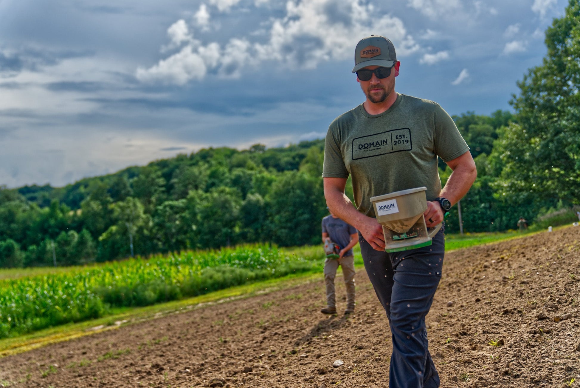 Domain Military Green T-Shirt